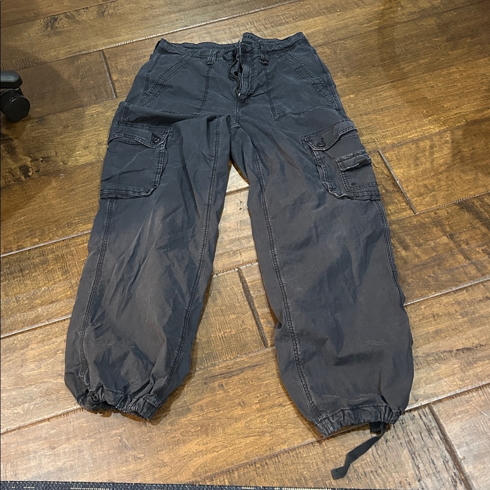 American Eagle Outfitters Charcoal Stretch Pants